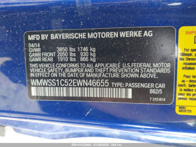 WMWSS1C52EWN46655 Mini Paceman Cooper