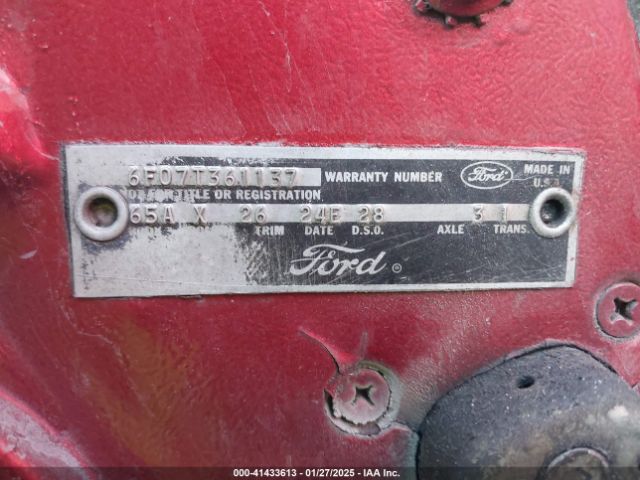 1966 FORD MUSTANG 6F07T361137 Photo 8