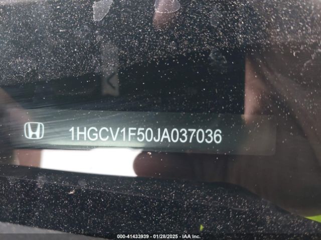 1HGCV1F50JA037036 Honda Accord Ex-l