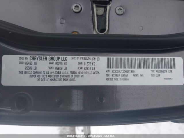 2013 CHRYSLER 300C 2C3CCAJTXDH621920 Photo 8