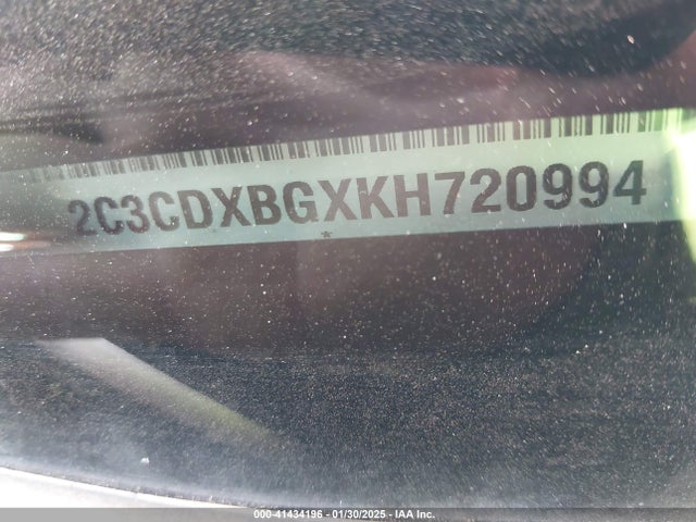 Продаж на аукціоні авто 2019 Dodge Charger Sxt Rwd, vin: 2C3CDXBGXKH720994, номер лоту: 41434196