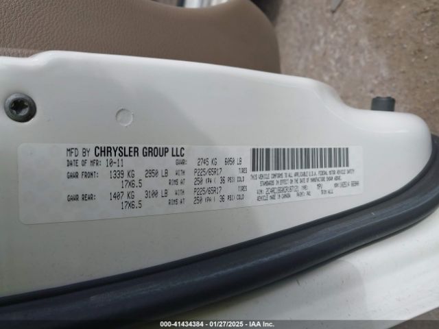 2012 CHRYSLER TOWN & COUNTRY 2C4RC1BG0CR187121 Photo 8