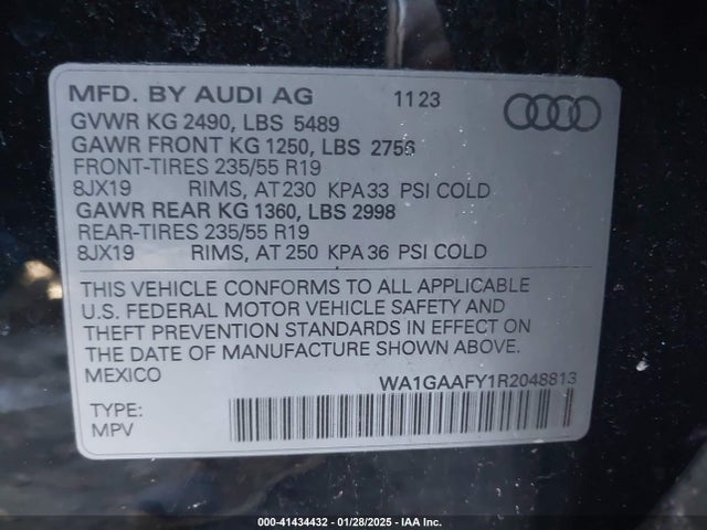2024 AUDI Q5 WA1GAAFY1R2048813 Photo 8
