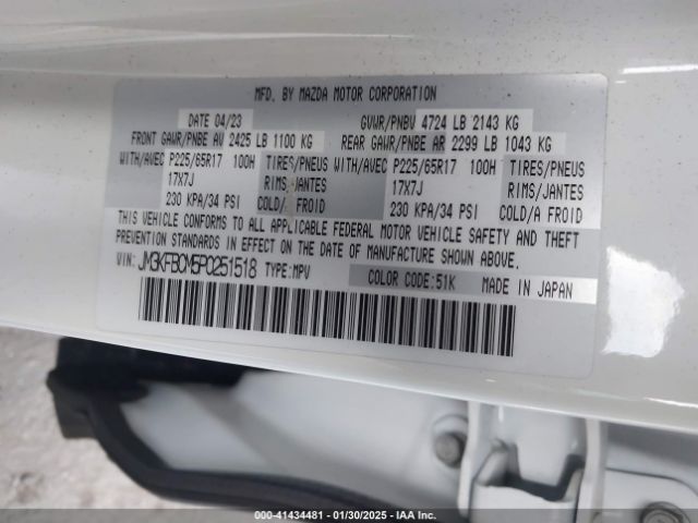 JM3KFBCM5P0251518 Mazda Cx-5 2.5 S Preferred
