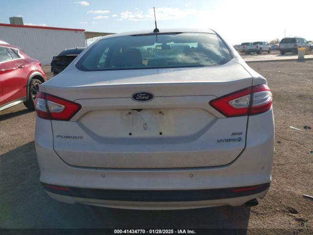3FA6P0LU9GR343071 Ford Fusion Hybrid Se