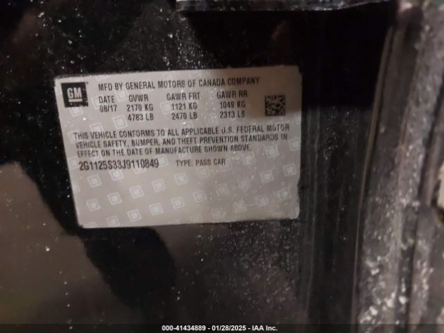 2G1125S33J9110849 Chevrolet IMPALA 2LZ