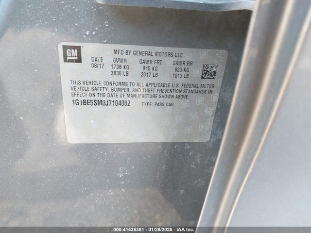 Chevrolet Cruze Lt Auto 2018 1G1BE5SM8J7104082 Image 8