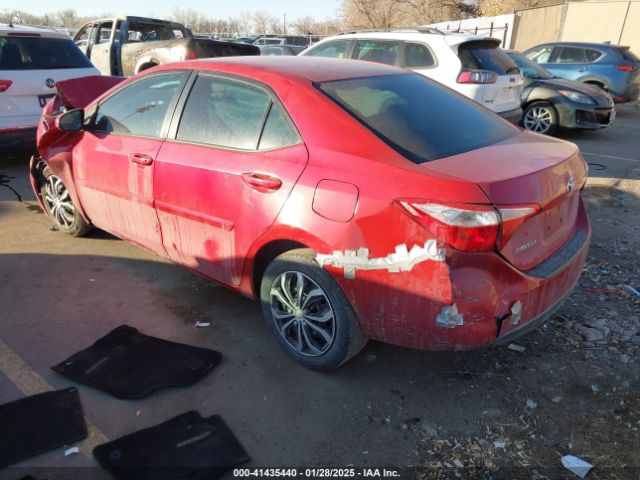 2T1BURHE3GC657229 Toyota COROLLA LE