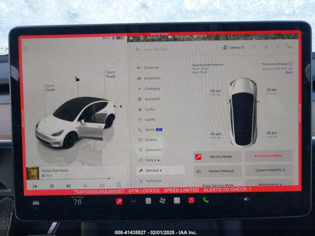 7SAYGDEE4RA261057 Tesla Model Y Long Range Dual Motor All-wheel Drive
