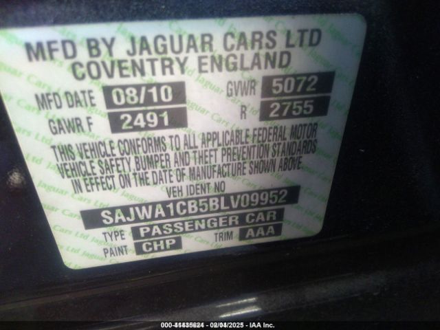 2011 JAGUAR XJ SAJWA1CB5BLV09952 Photo 8