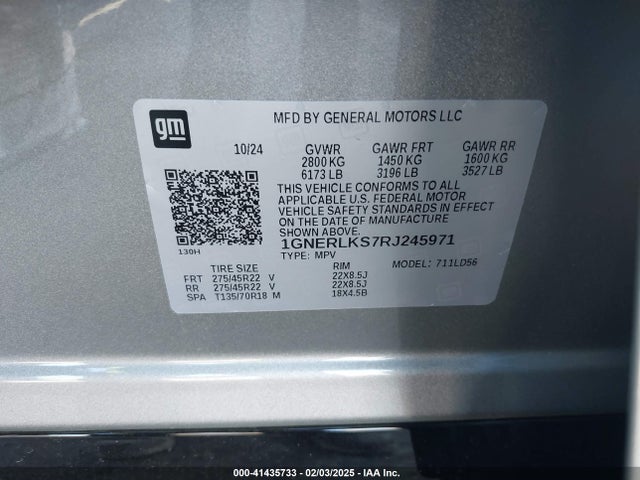 1GNERLKS7RJ245971 Chevrolet Traverse Fwd Rs
