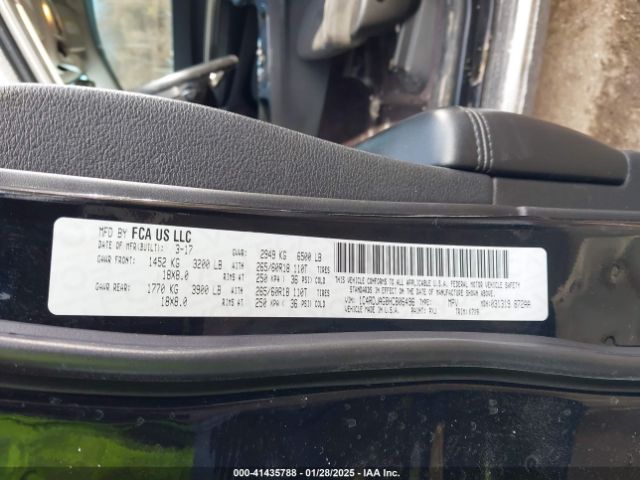 1C4RDJAG8HC806496 Dodge Durango Sxt Awd