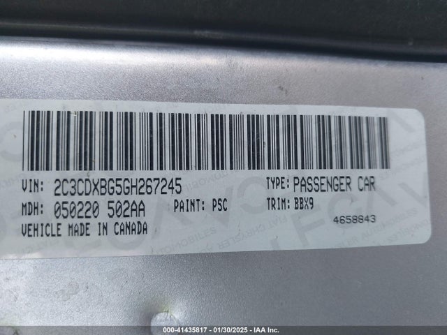Dodge Charger Se 2016 2C3CDXBG5GH267245 Image 9