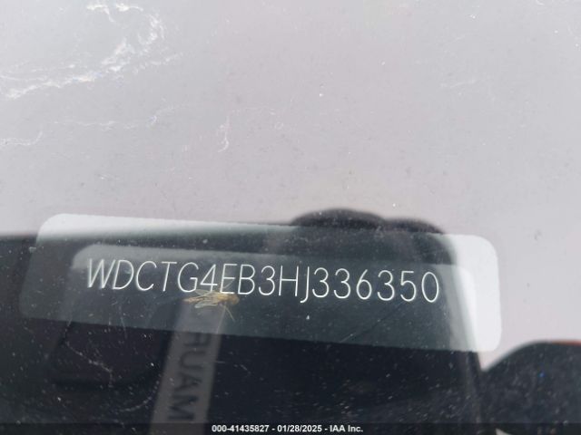 WDCTG4EB3HJ336350 Mercedes-Benz GLA 250