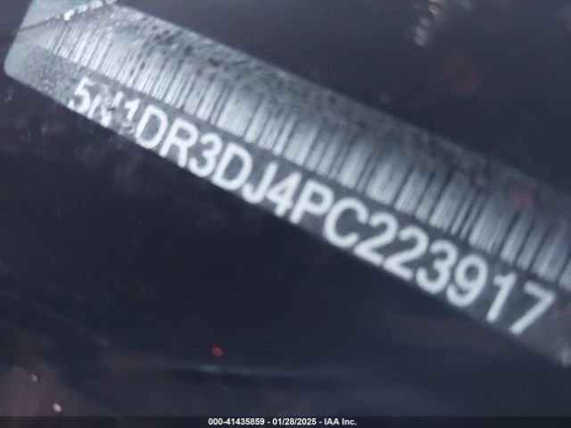 5N1DR3DJ4PC223917 Nissan Pathfinder Platinum 4wd