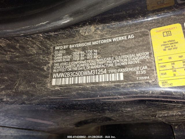 2013 MINI COUNTRYMAN WMWZB3C50DWM31254 Photo 8