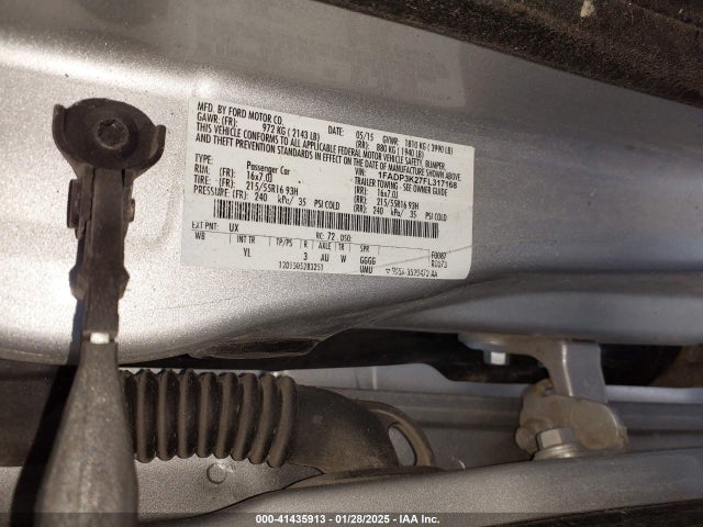 Ford FOCUS SE 2015 1FADP3K27FL317168 Image 9