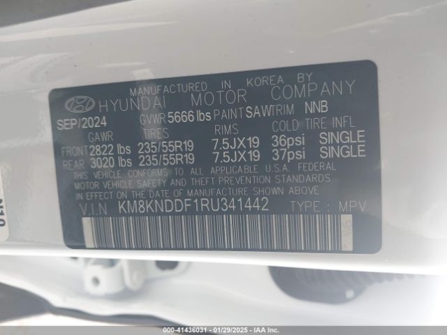 KM8KNDDF1RU341442 Hyundai Ioniq 5 Sel