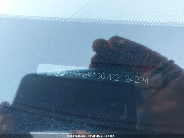 JTHBK1GG7E2124224 Lexus ES 350