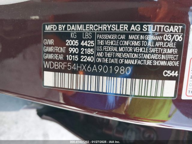 2006 MERCEDES-BENZ C 280 WDBRF54HX6A901980 Photo 8