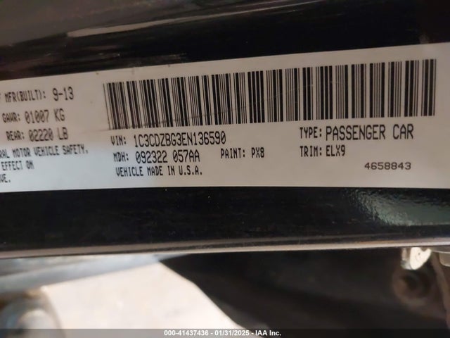 Dodge Avenger R/t 2014 1C3CDZBG3EN136590 Image 9