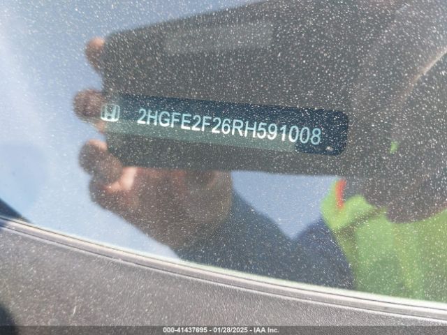 2HGFE2F26RH591008 Honda Civic Lx