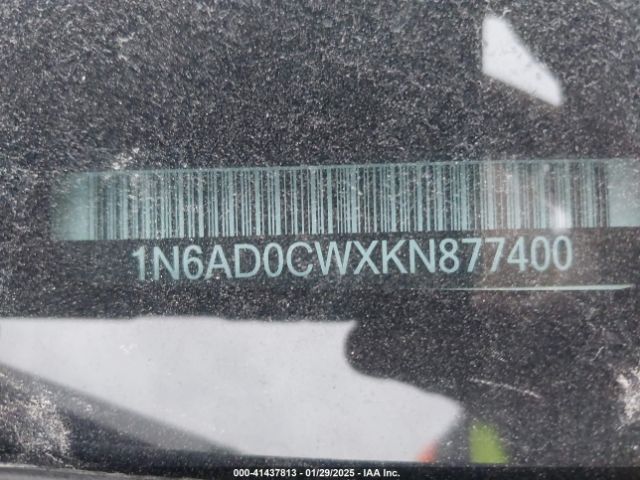 1N6AD0CWXKN877400 Nissan Frontier Sv