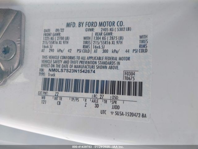 NM0LS7S23N1542674 Ford Transit Connect Xl Cargo Van