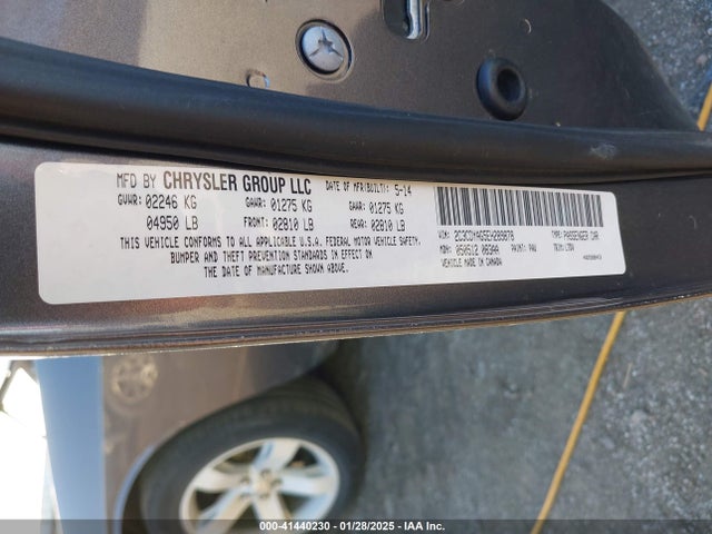 Dodge Challenger Sxt 2014 2C3CDYAG5EH289878 Image 9
