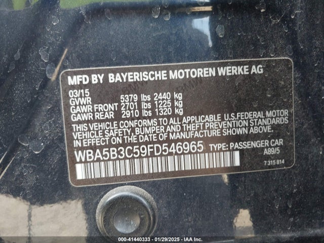 WBA5B3C59FD546965 BMW 535i Xdrive
