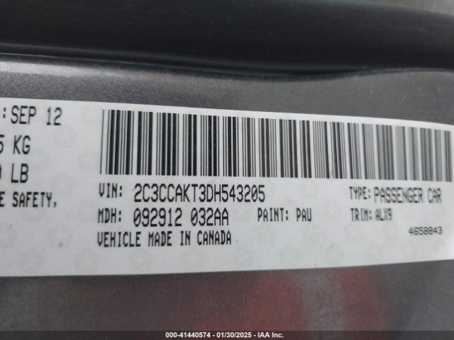 2013 CHRYSLER 300C 2C3CCAKT3DH543205 Photo 8
