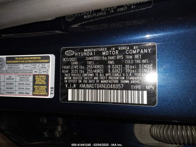 KMUMADTB4NU048357 Genesis Gv70 2.5t Awd