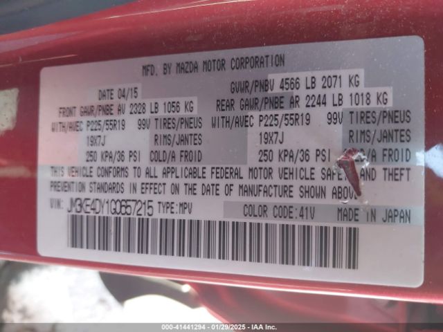JM3KE4DY1G0657215 Mazda Cx-5 Grand Touring