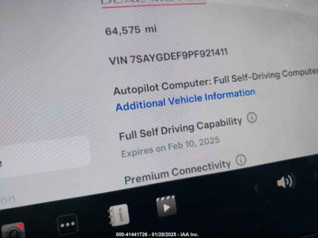 7SAYGDEF9PF921411 Tesla Model Y Performance Dual Motor All-wheel Drive