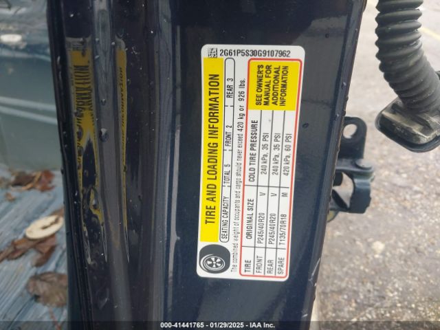 2016 CADILLAC XTS 2G61P5S30G9107962 Photo 8