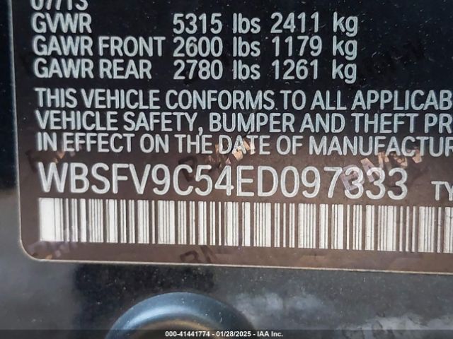WBSFV9C54ED097333 BMW M5