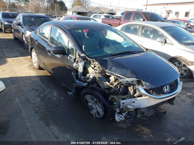 Honda Civic Lx 2014 2HGFB2F51EH503978 Image 1