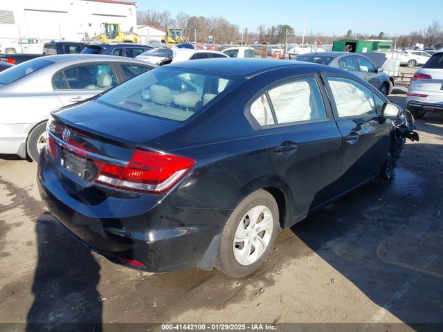 Honda Civic Lx 2014 2HGFB2F51EH503978 Image 4