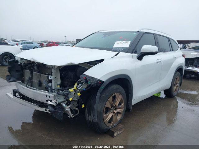 5TDAARAH7PS519564 Toyota Highlander Hybrid Xle Bronze