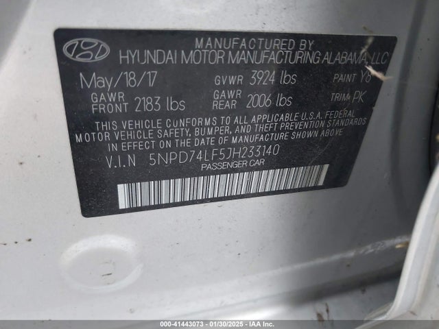Hyundai ELANTRA SE 2018 5NPD74LF5JH233140 Image 9