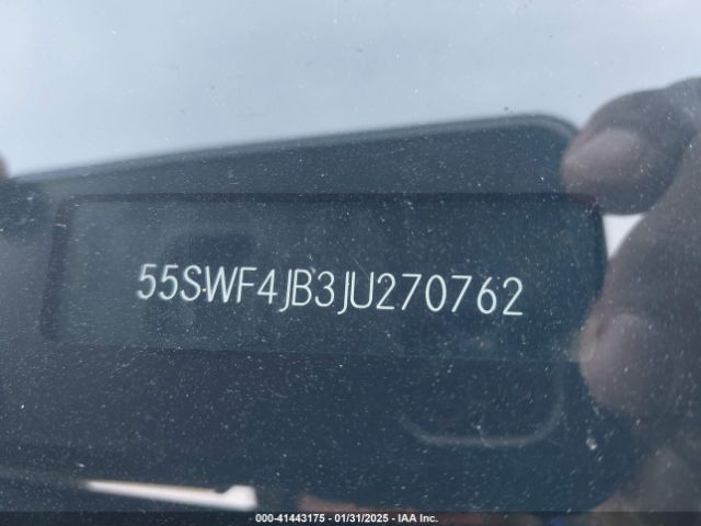 55SWF4JB3JU270762 Mercedes-Benz C 300