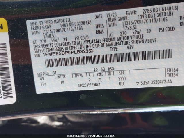 2023 FORD BRONCO 1FMEE5DP9PLB82362 Photo 8