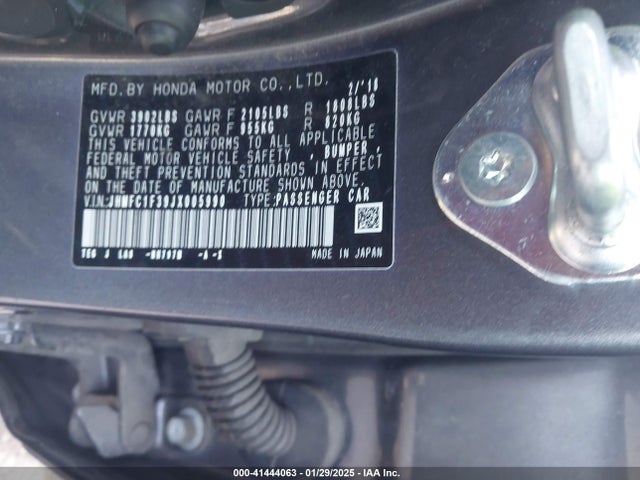 Honda Civic Ex-t 2018 JHMFC1F39JX005990 Image 9