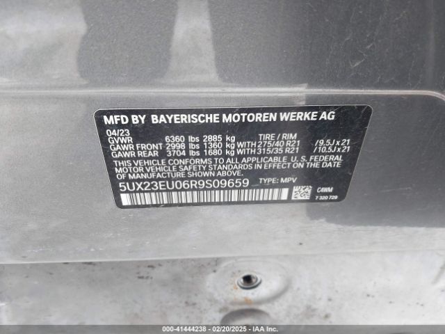 5UX23EU06R9S09659 BMW X5 Xdrive40i