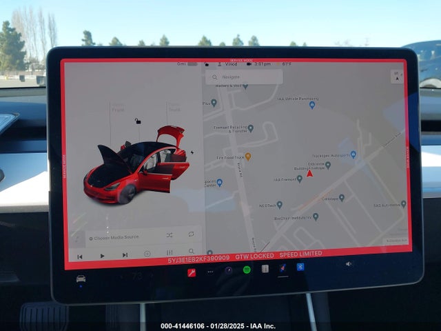 5YJ3E1EB2KF390909 Tesla MODEL 3