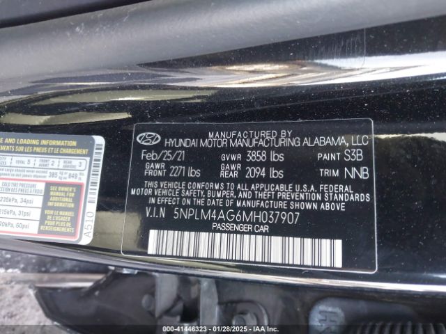 2021 HYUNDAI ELANTRA 5NPLM4AG6MH037907 Photo 8