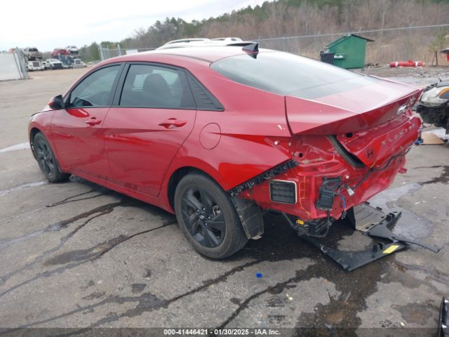 KMHLM4AJ0PU053229 Hyundai Elantra Hybrid Blue