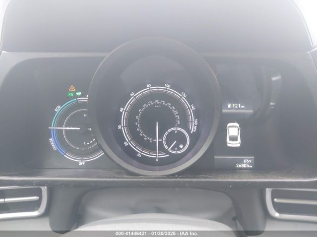 KMHLM4AJ0PU053229 Hyundai Elantra Hybrid Blue