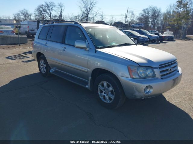 Auction sale of the 2002 Toyota Highlander V6, vin: JTEHF21AX20047698, lot number: 41446641