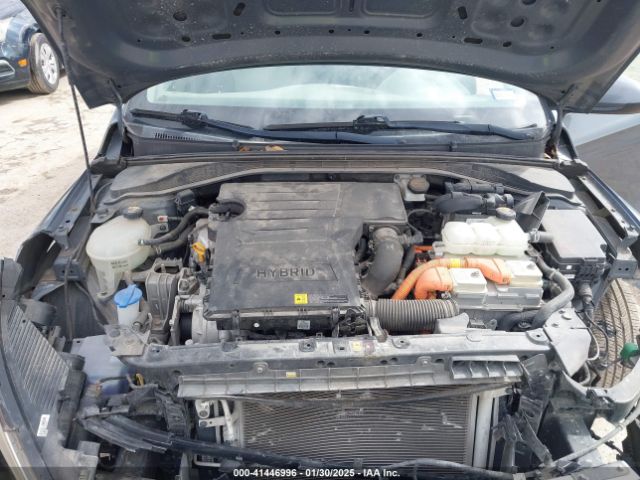 KMHC65LC4KU116243 Hyundai Ioniq Hybrid Blue